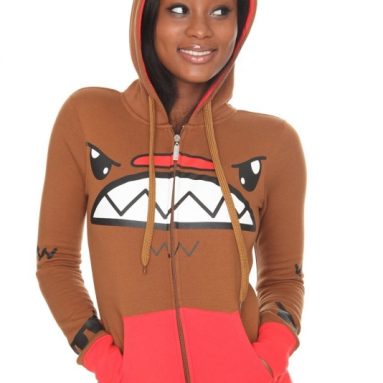 Happy Waffle Girls Zip Hoodie