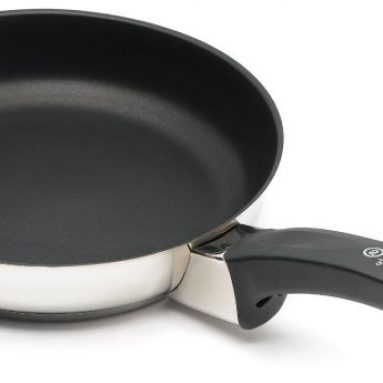 Stainless Steel Skillet with removeable digital thermometer