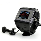 Watch Cell Phone Mobile Quad Band Mp3/4 FM Touch Srceen Black