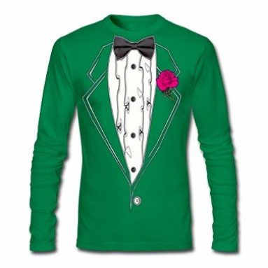 Long Sleeve Tuxedo T-Shirt