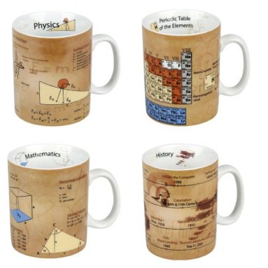 Physics/Math/Chemistry/History Mugs