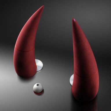 Burgundy Bluetooth Media Speaker System