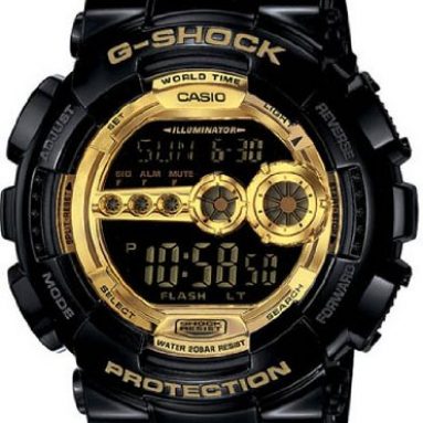 Casio G-Shock Chronograh Digital Gold Dial Men’s Watch