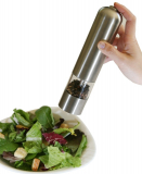 iTouchless Automatic Stainless Steel Pepper and Salt Grinder