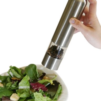 iTouchless Automatic Stainless Steel Pepper and Salt Grinder