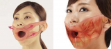 Skin stretcher cheek muscle training mouth mask