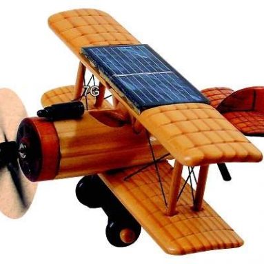 Wooden Solar Biplane