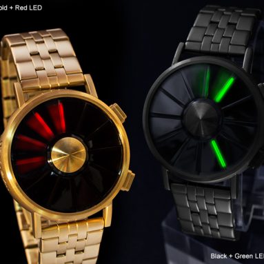 Industrially Styled Limited Edition LED Watch Design