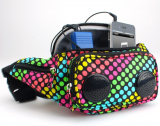 Party-Pack Audio Blasting Fanny Pack with Built-In Stereo Speakers and Amplifier