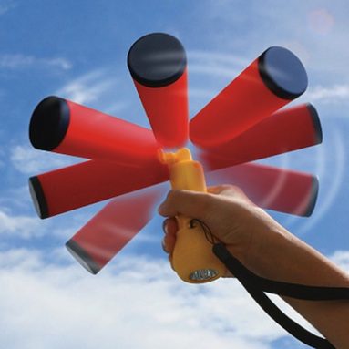 LED handcrank wind-up torch flashlight