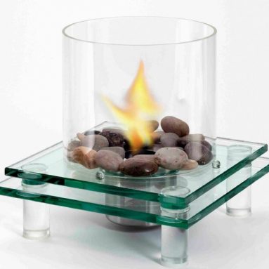 Architectural Glass Fireplace