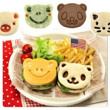 Cutezcute Animal Friends Food Deco Cutter and Stamp Kit