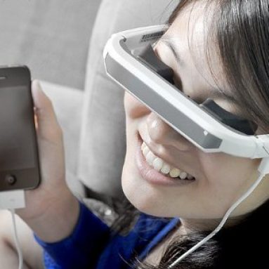 Portable virtual screen display Video Glasses Eyewear