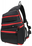 Bag Black/Red with iPad Slot and RAIN COVER