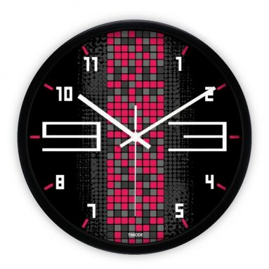 Modern Contemporary Black Frame Fun Clock