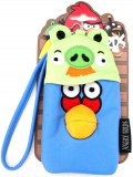 Bird and Green Oink Soft Leather Like Pouch Case