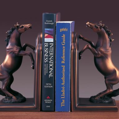 Bookends Set Horse