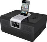 iPod docking station with hidden security drawer