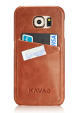 Case cover Tokyo for the Galaxy S6 cognac