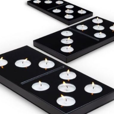 Domino T-Lights Holder Stand