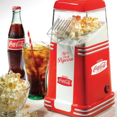 Coca Cola Mini Hot Air Popcorn Popper