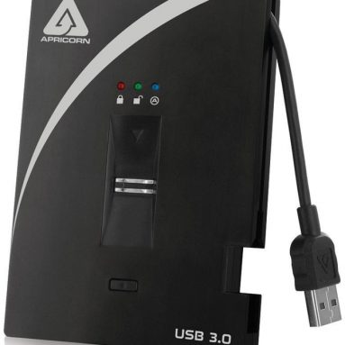 1 TB USB 3.0 256-bit Encryption Portable Hard Drive