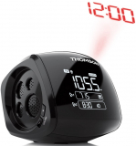 Clock radio with time projector