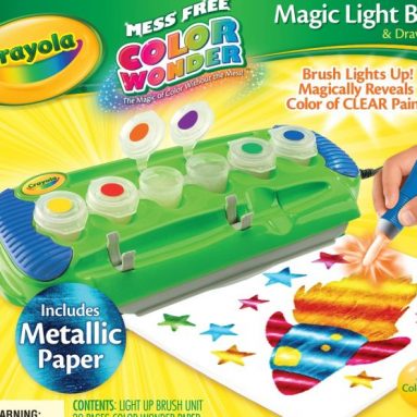 Crayola Color Wonder Magic Light Brush with Metallic Paper
