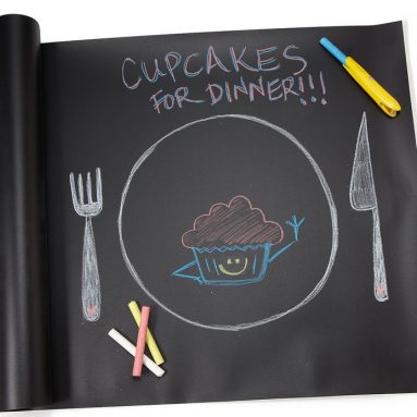 chalkboard table runner set