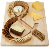 cheese crackers serving board