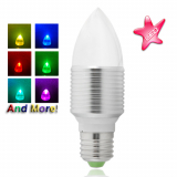 Waterproof LED Color Light Bulb with Wireless Remote