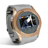 Elegant Quad Band Touchscreen Cellphone Watch