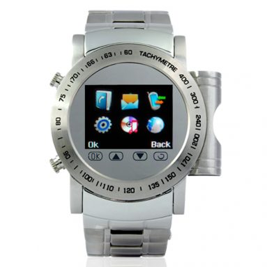 Gauntlet Stainless Steel Quad Band Watchphone