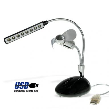 USB LED Lamp with Fan