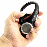 Digital Compass Carabiner with Thermometer