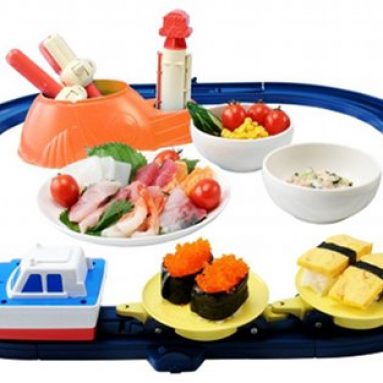 Conveyor belt sushi train cooking set