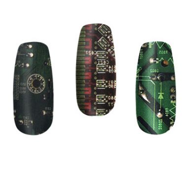 Circuit Nail Art