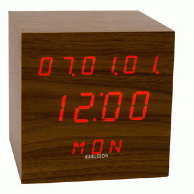 Karlsson LED Cube Clock