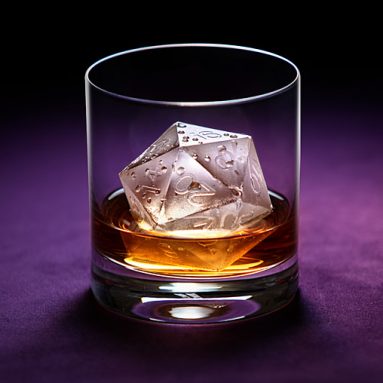 Critical Hit d20 Ice Mold
