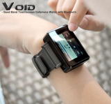 Quad Band Touchscreen Cellphone Watch with Bluetooth