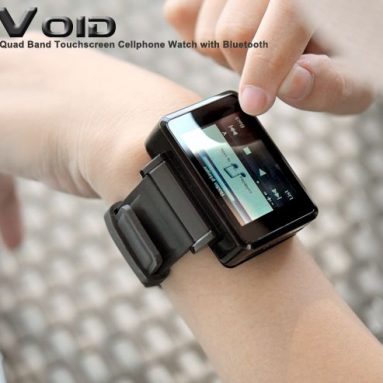 Quad Band Touchscreen Cellphone Watch with Bluetooth