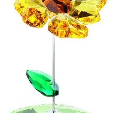 Swarovski Crystal Figurine Joy Rocking Flower