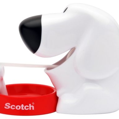 Scotch Dog Tape Dispenser with Magic Tape