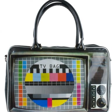 TV Print Weekend Bag