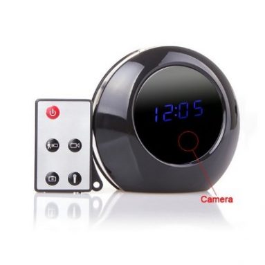 Clock DVR Hidden Camera Remote Control Video Recorder Digital Camcorde Mini