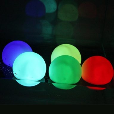 Set of 12 Mood Light Garden Deco Balls