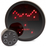Remote-controlled LED car messaging sign