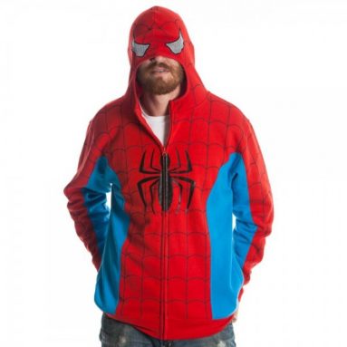 Spiderman Men’s Red Costume Hoody