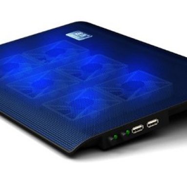 6 Fans Blue LED 14″ Laptop USB Cooling pad