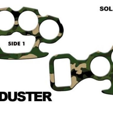 The Inked Knuckle Duster Bottle Opener: Camo Green